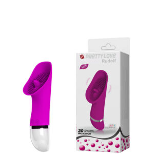 Estimulador feminino em silicone com saliências massageadoras