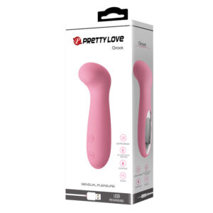 Vibrador recarregável ponto G. Possui 30 modos de vibração