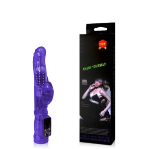 Vibrador rotativo ponto G com esferas rotativas internas