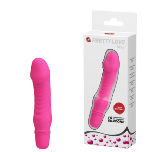 Mini Vibrador em Formato de Pênis com 10 Modos de Vibração