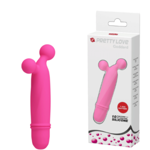 Mini Vibrador com Esferas Massageadoras e 10 Modos de Vibração
