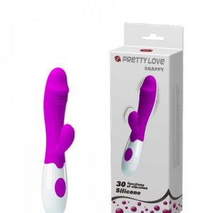 Vibrador com Estimulador Clitoriano e 30 Modos de Vibração