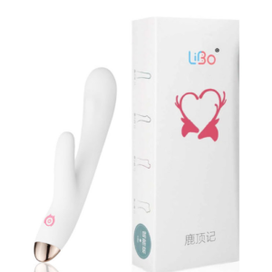 Vibrador Recarregável com Estimulador Clitoriano e 8 Modos de Vibração