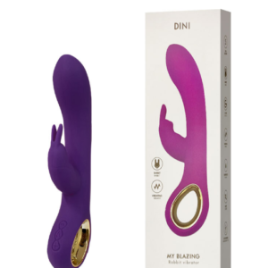 Vibrador Recarregável Ponto G com Auto Aquecimento e 10 Modos de Vibração