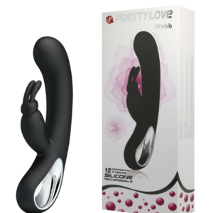 Vibrador Recarregável com Alça Metalizada Ponto G e 12 Modos de Vibração