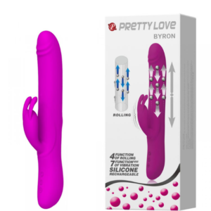 Vibrador Recarregável com Esferas Internas e 7 Modos de Vibração