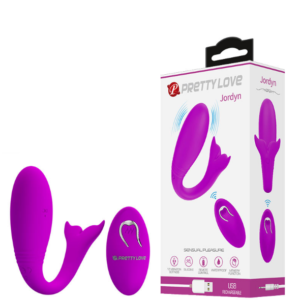 Vibrador recarregável para casais com controle remoto