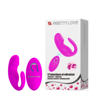 Vibrador para casal ponto G com 12 modos de vibração e controle wireless