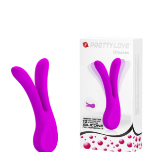 Vibrador Recarregável com 12 Modos de Vibração – PRETTY LOVE ULYSSES