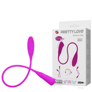 Vibrador Recarregável Duplo Flexível com 7 Modos de Vibração – PRETTY LOVE SNAKY VIBE