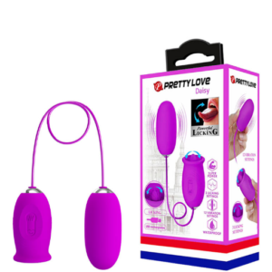 Cápsula Dupla Recarregável com 12 Modos de Vibração – PRETTY LOVE DAISY – BI-