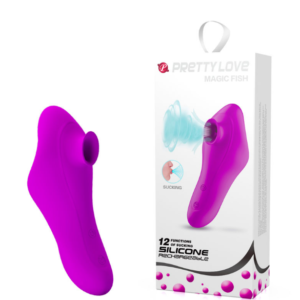 Estimulador Feminino Recarregável com Sucção – PRETTY LOVE MAGIC FISH