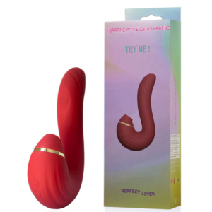 Vibrador Recarregável Ponto G com 4 Modos de Pulsação e Função de Aquecimento- ESQUENTA DO PRAZER
