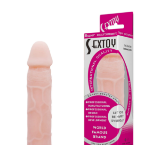 Pênis Realístico 16,3 cm com Vértebra, Possui Veias e Glande Saliente – SEXTOYS –