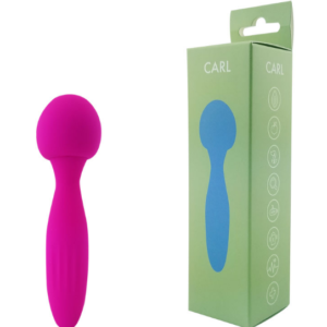 Massageador Recarregável Corporal com Cabeça Flexível e 10 Modos de Vibração