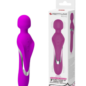 Massageador Recarregável Corporal com Dois Pontos de Vibração – PRETTY LOVE MURRAY