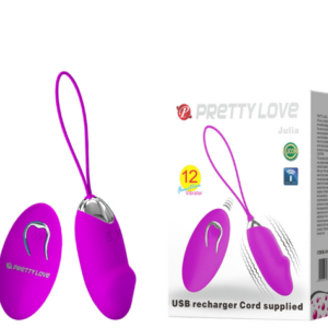 Cápsula Vibratória Wireless Recarregável com PRETTY LOVE JULIA