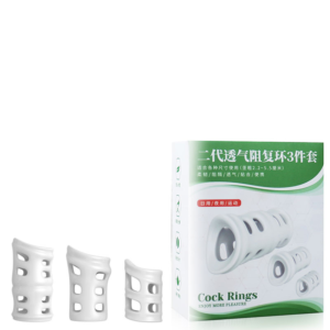 Kit com 3 Anéis de Alta Resistência Corretora do Prepúcio – COCK RINGS