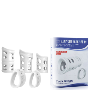 ESISTÊNCIA CORRETORA DO PREPÚCIO – COCK RINGS – CR-013 Kit com 5 Anéis de Alta Resistência Corretora do Prepúcio – COCK RINGS