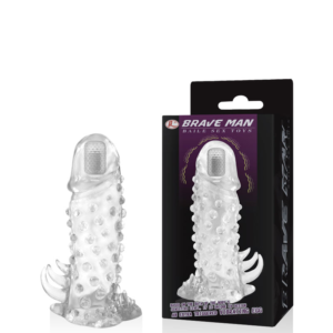 Capa Peniana Extensora com Cápsula Vibratória – BRAVE MAN