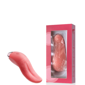Vibrador Recarregável em Formato de Língua com 10 Modos de Vibração – TONGUE VIBRATOR