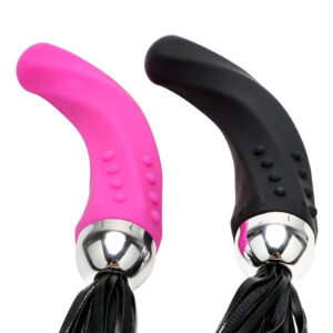 Vibrador chicote ponta curvada