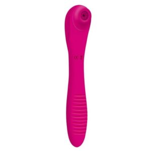 Vibrador com dupla funcionalidade com flexibilidade