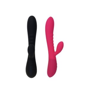 Vibrador com estimulador clitoriano