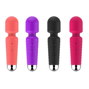 Mini massageador varinha mágica com toque aveludado