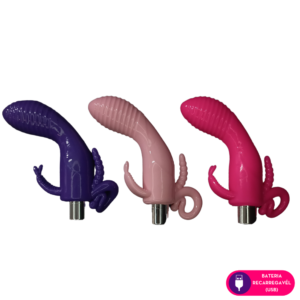 Vibrador com tripla estimulação