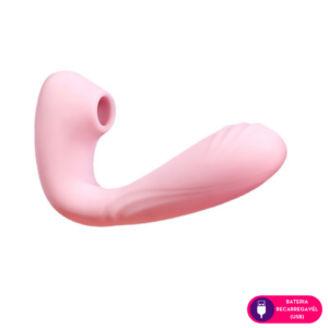 Vibrador calcinha com estimulador clitoriano