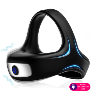 Anel peniano em silicone com vibro
