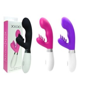 Vibrador ponto G com cerdas massageadora