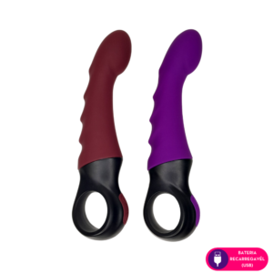 Vibrador ponto g em formato de glande