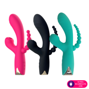 Vibrador ponto G com dupla estimulação