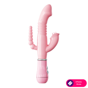 Vibrador estimulação tripla