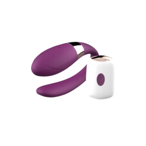 Vibrador casal em silicone 2 pontas