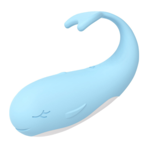 Vibrador em formato de baleia com controle remoto