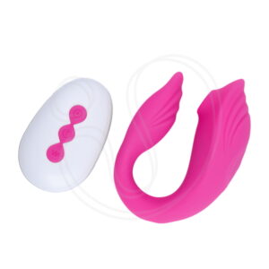 Vibrador casal com estimulador clitoriano