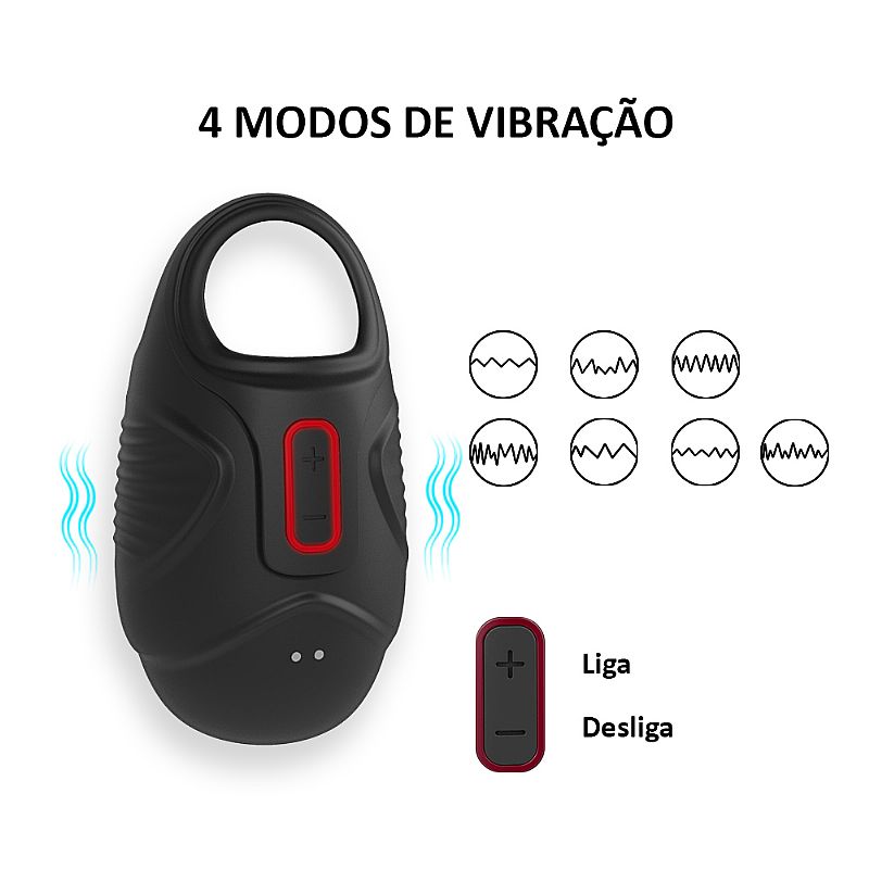 Anel Peniano com vibrador de escroto - Egg Pro - SI - Imagem 5