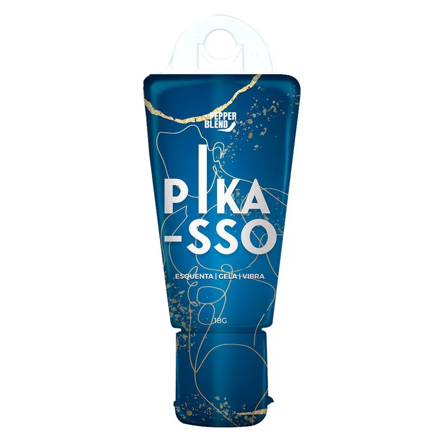 Pikasso Gel Comestível Esquenta, Gela e Vibra -ESQUENTA DO PRAZER