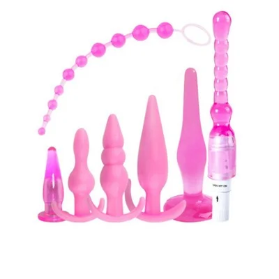 Kit Plug Anal com 7 Peças