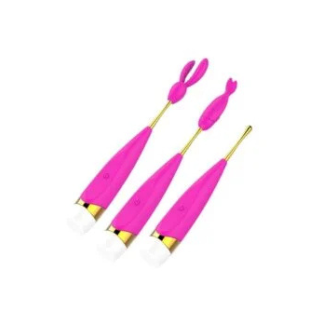 Vibrador com 2 pontas massageadoras Pink