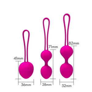 Kit de pompoarismo em silicone liquido  3 peças