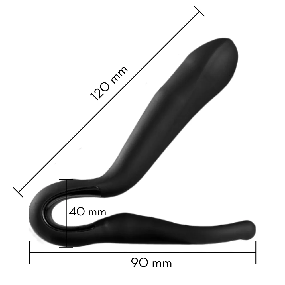 Massageador de próstata e testículos com aquecimento- ESQUENTA DO PRAZER - Imagem 5