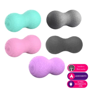 Vibrador em formato  amendoim com aquecimento- ESQUENTA DO PRAZER