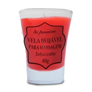 Vela Beijável Para Massagem 40g Linha Passion Sofisticatto - ESQUENTA DO PRAZER