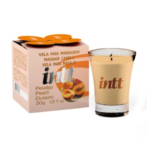 Vela para Massagem Beijável Pessêgo 40g Intt - ESQUENTA DO PRAZER