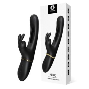 Vibrador de Ponto G e clitóris Slap vibratario macio estimulante