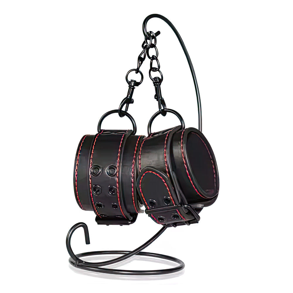 Tornozeleira com Corrente e Fivelas - Bondage Fetish Pleasure Ankle cuffs - YOUVIBE - Imagem 6